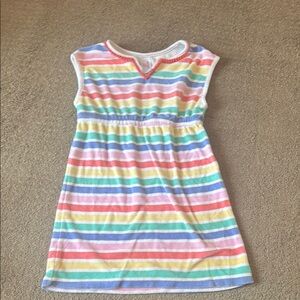 Cat & Jack Multicolor Striped swim cover small